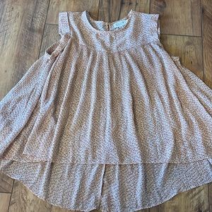 Molly Bracken Blouse Short Sleeve Flowy Floral Top